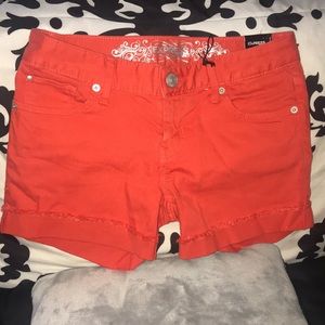 Express jean shorts